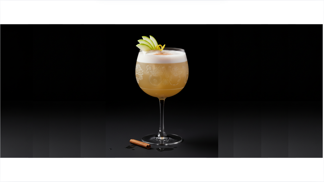 Cocktail Apple Spice Gin Sour